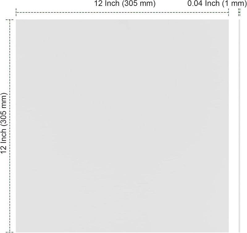 PINGEUI 50 Sheets 12 x 12 Inch White Chipboard, 1MM Thick Medium Weight Chipboard Sheets, White Cardboard Sheet for Scrapbooking, Frames, Art, Prints, DIY Project - Image 2
